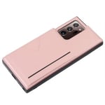 hanman mika pu leather case phone back cover with card slots for samsung galaxy note 20 ultra