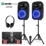 DJ Kit with Hercules Inpulse 200 MK2 Controller, VPS102A Speakers and Headphones