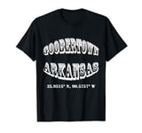 Goobertown Arkansas Coordinates Souvenir T-Shirt
