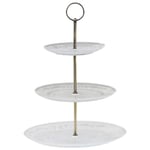 Chic Antique Denmark Ornament 3-Våningsfat Klarglas
