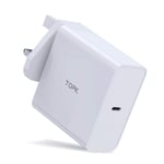 TOPK USB C Charger,45W PD Wall Charger Plug High-speed Power Delivery, Portable Type C Super Fast Charging Adapter compatible for Macbook Pro/Chromebook/iPad/Laptop/Tablet/Smartphone