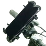 Bicycle Small Clamp Mount & Quick Grip XL Holder for Samsung Galaxy S21 Ultra