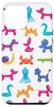 Coque pour iPhone 13 Pro Max Motif de couleur animal ballon – Graphique de fête pour enfants et clown