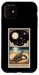 iPhone 11 The Sea Turtle Tarot Card Stars and Moon Women Men Kids Case