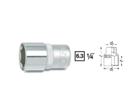 HAZET 850-5.5, 1 stk, 25,4 / 4 mm (1 / 4), Krom-vanadium-stål, 2,5 cm, 11 g