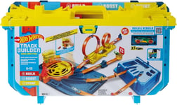 Hot Wheels Track Builder Unlimited Rapid Launch Builder Box, All-In-One Buildin
