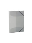 HERMA Elasticated folder A4 PP translucent grey