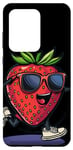 Galaxy S20 Ultra Cool Strawberry Costume with funny Shoes and Arms Case