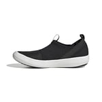 adidas Unisex Terrex Boat Slip-On Heat.RDY Water Shoes Sneaker, core Black/Cloud White/Silver met, 3.5 UK