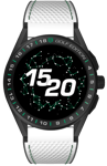 TAG Heuer Watch Connected 45 Titanium White Green Rubber Golf Edition D