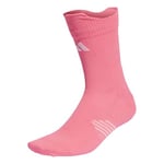 adidas Unisex Running x Supernova Crew Crew Socks, lucid pink/white, XL