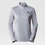 The North Face Women's Flex 1/4 Zip Long-Sleeve Top TNF Light Grey Heather (7ZB6 DYX)