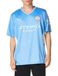 Puma Man Manchester City 2021/22 Season, Game Equipment, Shirt Home, Blue, XL