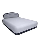 YAWN AIR Bed Deluxe - Self-Inflating Airbed with Custom Fitted Sheet Included - Great Guest Bed, Camping Mattress - Built-in Pump & Headboard - Available in UK Single, Double & King - Double Size