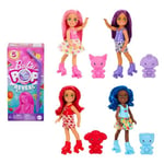 Barbie Pop Reveal Chelsea Small Doll, Fruit Series with 5 Surprises Including Pop-It Pet & Accessories, Features Scent & Color Change (Styles May Vary), HRK58