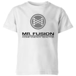 Back To The Future Mr Fusion Kids' T-Shirt - White - 3-4 Years - White
