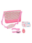 Baby Rose Diaper Carrier Bag with Accessories