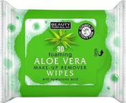 Beauty Formulas Aloe Vera Facial Makeup Remover Wipes 1op.-30pcs