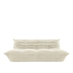 Ligne Roset - Togo Large Settee Without Arms, Fabric Cat. S Alcantara Eggshell 4570 - Soffor