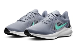 Nike Downshifter 10 Womens UK 4.5 EU 38 Grey Mesh Running Shoes Sneaker Trainers