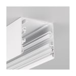 1m aluprofil PHIL53 C10 - Vit lackerad, utanpåliggande, LED-list
