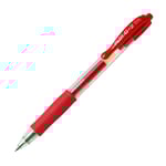 Pilot Gelpen G-2 0,5 w/click röd - 12 st
