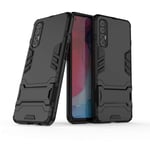 Wuzixi Case for Oppo Find X2 Neo. Sturdy and Durable, Built-in Kickstand, Anti-Scratch, Shock Absorption, Durable, Cover for Oppo Find X2 Neo.Black