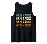 Vintage Ham Radio Operator Dad Grandpa Tank Top