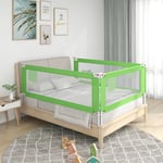 vidaXL Sängskena för barn grön 160x25 cm tyg 10194