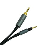 Austrian Audio HXC3 Câble audio avec fiche jack 3,5 mm et verrouillage par vis, câble de connexion pour casque HiX-50/55 (longueur : 3 m, fermeture à baïonnette du côté du récepteur), Noir