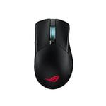 ASUS ROG Gladius III Wireless Gaming Mouse, 3 Connection Modes - Wired / Bluetooth / RF 2.4 GHz, 19,000 DPI Optical Sensor, 6 Programmable Buttons, RGB, 85 Hour Battery Life, Ergonomic, Black