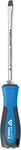 BRILLIANT TOOLS BT031022 Screwdriver Slotted with Impact Cap 8.0 x 150 mm [Powered by KS Tools]