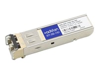 AddOn - Module transmetteur SFP (mini-GBIC) (équivalent à : Meraki MA-SFP-1GB-SX) - GigE - 1000Base-SX - LC multi-mode - jusqu'à 550 m - 850 nm - pour Cisco Meraki MX100, MX400, MX600, MX80; Cloud Managed Ethernet Aggregation Switch MS420
