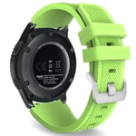 MoKo Strap Compatible with Samsung Galaxy Watch 3 45mm/Gear S3 Frontier/Classic/Galaxy Watch 46mm/Huawei Watch GT2 Pro/GT/GT2 46mm/Ticwatch Pro 3, 22mm Silicone Replacement Watch Band, Green