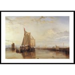 Gallerix Poster Dort Packet-Boat from Rotterdam Becalmed By William Turner 5 4779-50x70