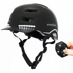 SMARTGYRO Black, Smart-Helmet Max, L Unisex-Adult