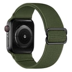 Apple Watch 45mm Series 9 Armband i resår, grön