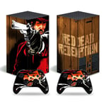 Kit De Autocollants Skin Decal Pour Console De Jeu Xbox Series X Red Dead Redemption 2, T1tn-Seriesx-8016
