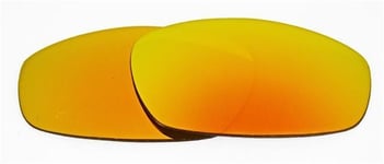 NEW POLARIZED REPLACEMENT FIRE RED LENS FOR OAKLEY FIELD JACKET SUNGLASSES