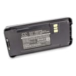 Li-Ion batterie 2600mAh (7.5V) pour radio talkie-walkie comme Motorola PMNN4081, PMNN4081AR, PMNN4081ARC, PMNN4082, PMNN4082BR, PMNN4404ART - Vhbw