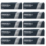 100 x Duracell Procell Constant 9V Alkaline Smoke Alarm MN1604 PP3 Batteries