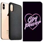 Apple Iphone Xs Max Magnetic Wallet Case Girl Power