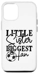 iPhone 15 Little Sister Biggest Fan Football Life Mom Baby Sister Case