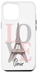 Coque pour iPhone 14 Pro Max Paris Tour Eiffel - Love Paris Cute Trendy Phone case