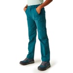 Regatta Boys Kids' Highton Stretch Zip Off Walking Trousers Hiking Pants, Moroccan Blu, 11-12 Years EU