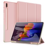 Fodral för Samsung Tab S6 Lite 10.4\" Magnetiskt Folio-fodral Pennfack Förvaring Automatisk Sömn/Vakna Pink"