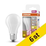 LED lampa E27 | A60 matt | 2700K | 11W (100W) dimbar 6st [Osram]