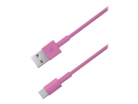 Sinox One - USB-kabel - USB (han) til USB-C (han) - 1 m - pink