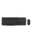 Logitech Desktop MK120 - Tastatur & Mus set - Belgisk
