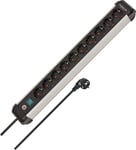 Premium-Alu-Line Power Strip 10-way / Power Socket - 3m